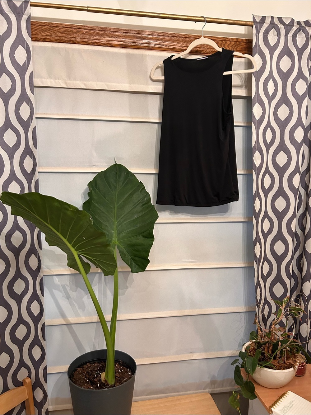 Maurice's Edgely High Neck Black Sleeveless Tank Top - Classic Minimal